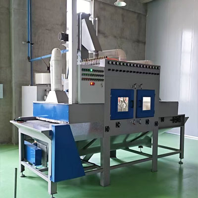 Automatic sandblasting machine